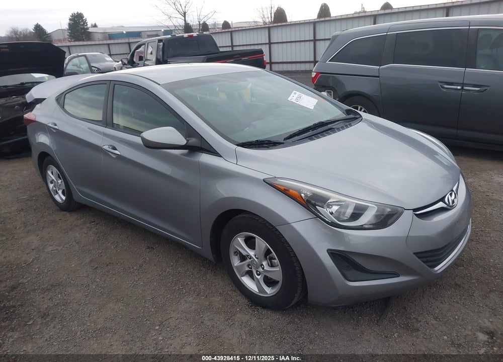 2015 HYUNDAI ELANTRA SE VIN: 5NPDH4AE4FH607011