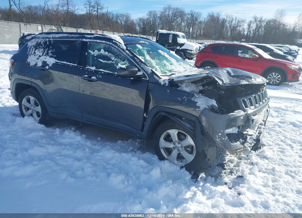 2018 JEEP COMPASS LATITUDE 4X4 VIN: 3C4NJDBB7JT345152