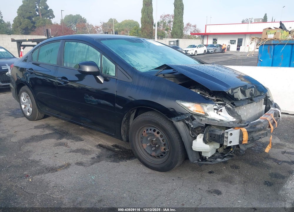 2013 HONDA CIVIC LX VIN: 19XFB2F52DE213919