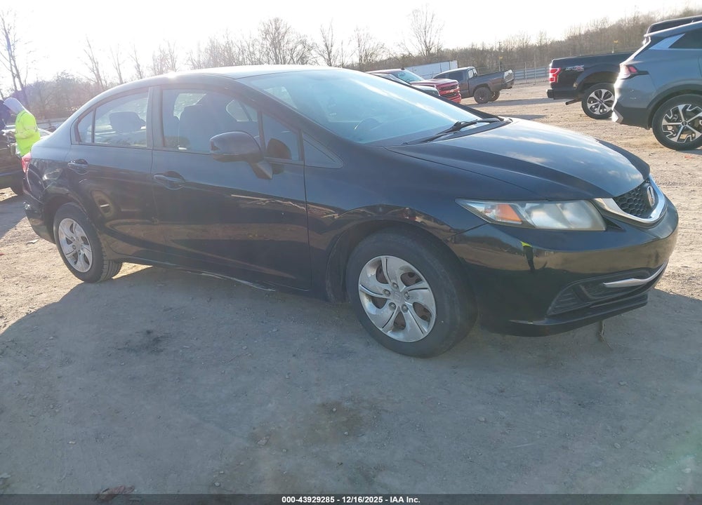 2013 HONDA CIVIC LX VIN: 19XFB2F58DE062715