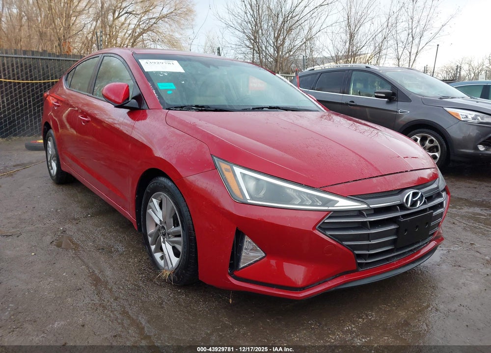 2019 HYUNDAI ELANTRA VALUE EDITION VIN: KMHD84LF8KU770133