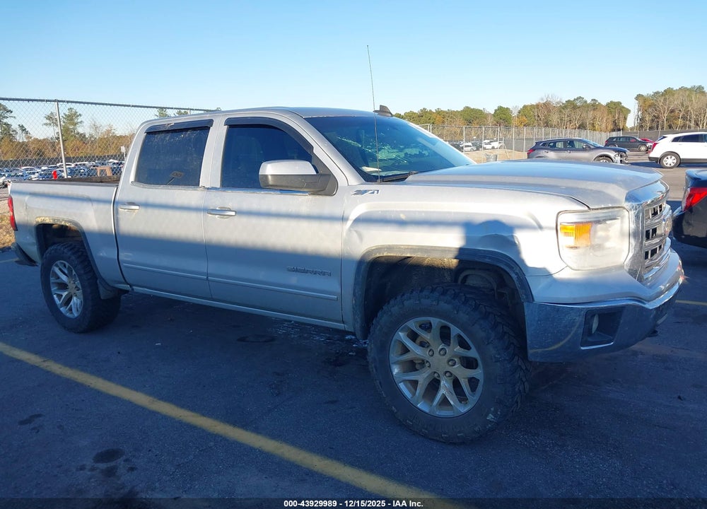 2015 GMC SIERRA 1500 SLE VIN: 3GTP1UEC9FG286439
