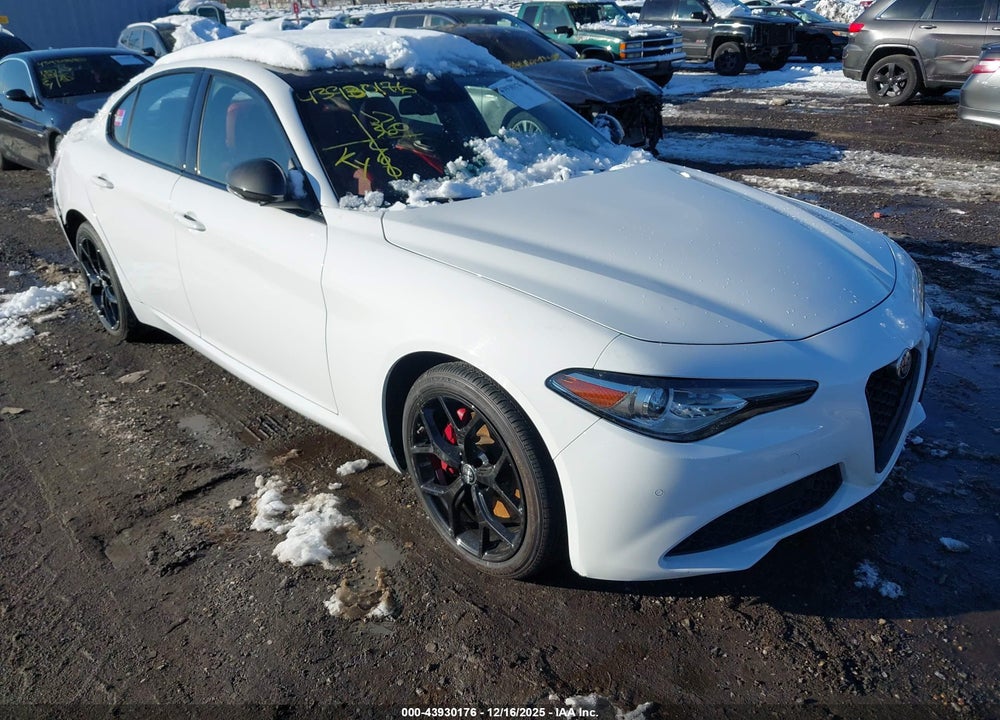 2021 ALFA ROMEO GIULIA TI AWD VIN: ZARFANBNXM7648087