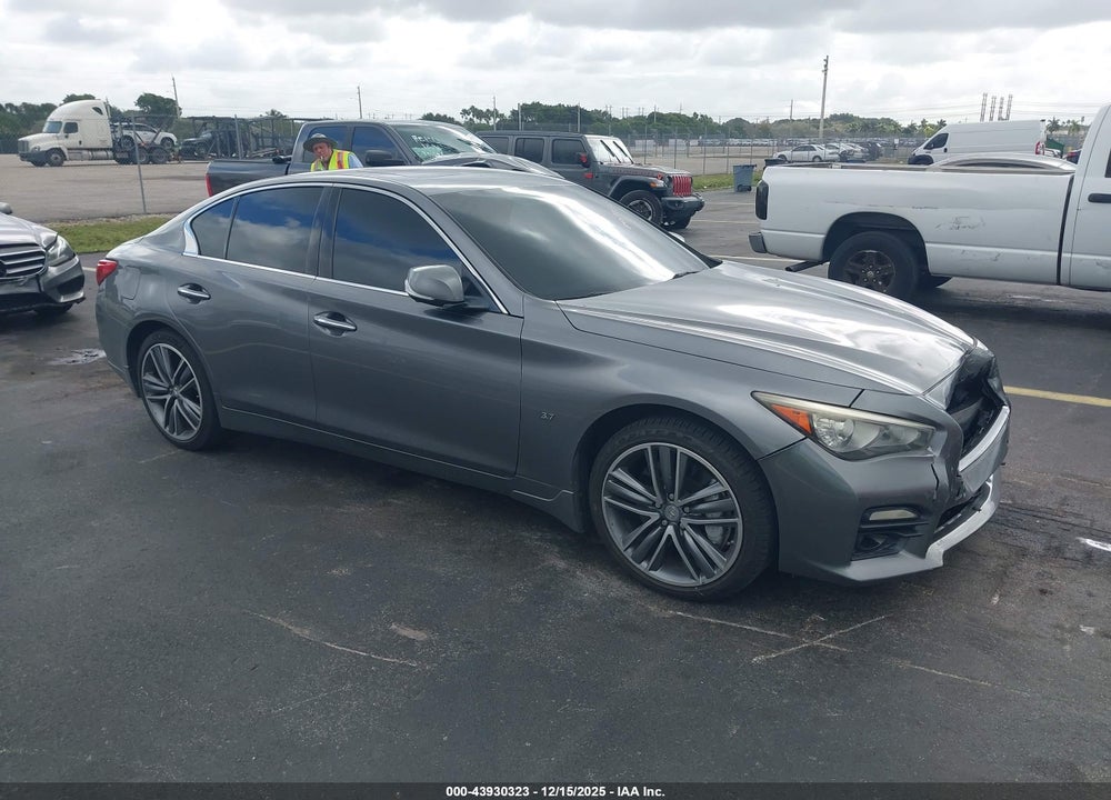 2015 INFINITI Q50 SPORT VIN: JN1BV7AP7FM338952