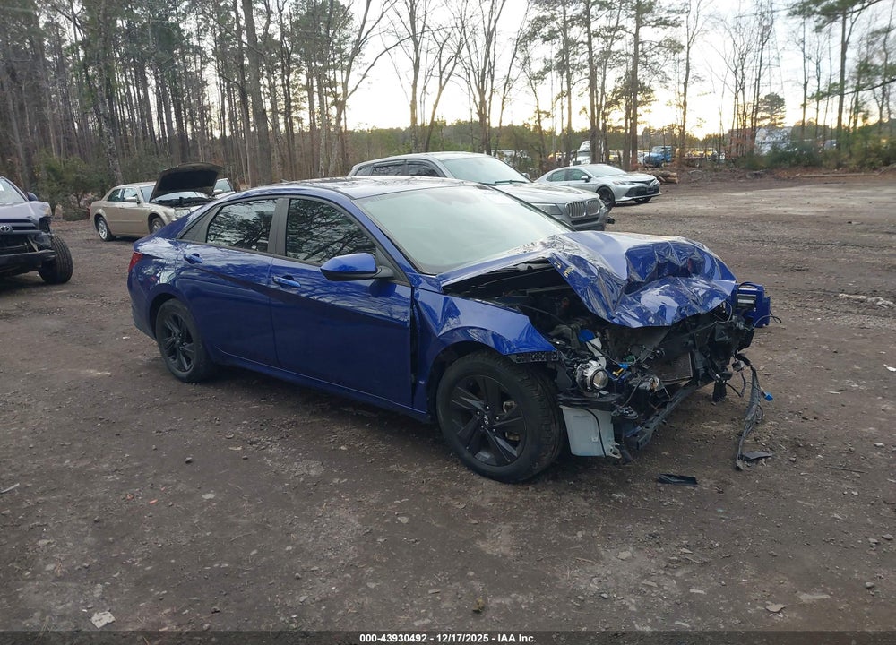 2021 HYUNDAI ELANTRA SEL VIN: 5NPLM4AG8MH034569