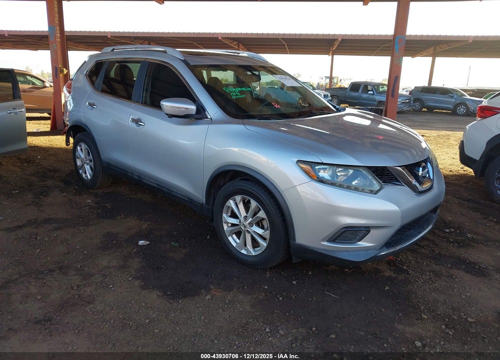 2015 NISSAN ROGUE SV VIN: 5N1AT2MT1FC787250