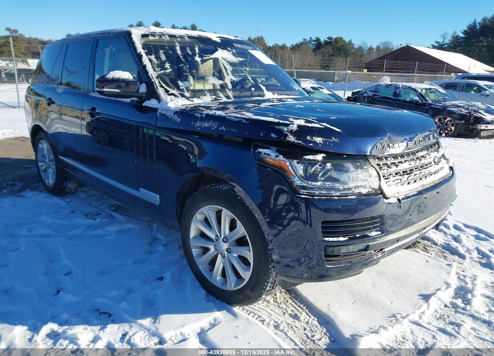 2016 LAND ROVER RANGE ROVER 3.0L V6 SUPERCHARGED VIN: SALGR2PF8GA313854