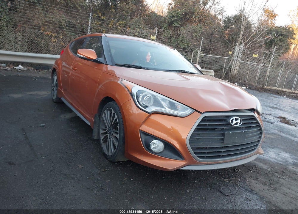 2016 HYUNDAI VELOSTER TURBO VIN: KMHTC6AE0GU285878