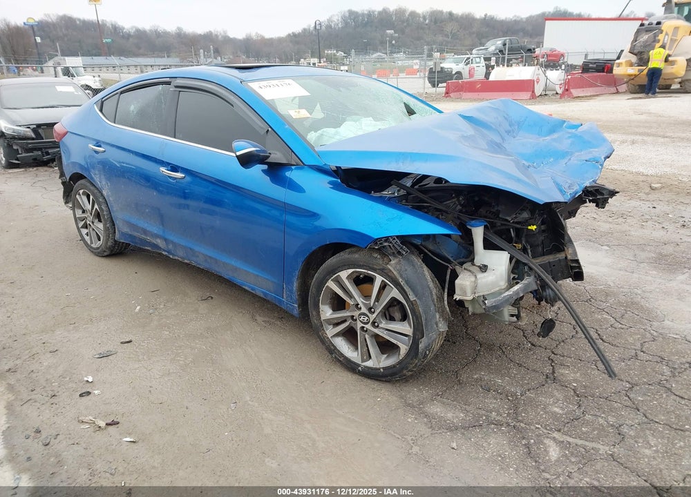 2017 HYUNDAI ELANTRA LIMITED VIN: 5NPD84LF3HH121699