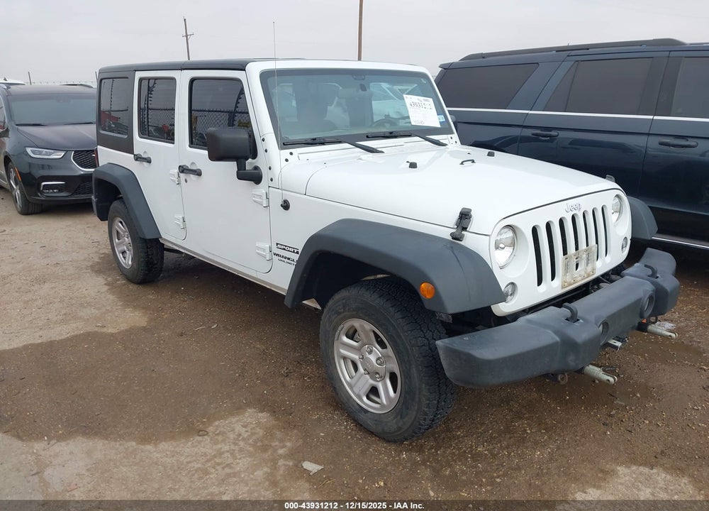 2017 JEEP WRANGLER UNLIMITED SPORT 4X4 VIN: 1C4BJWDG3HL648037