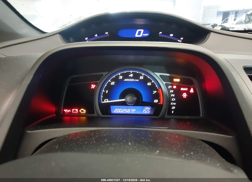2008 HONDA CIVIC LX VIN: 2HGFG12698H573159