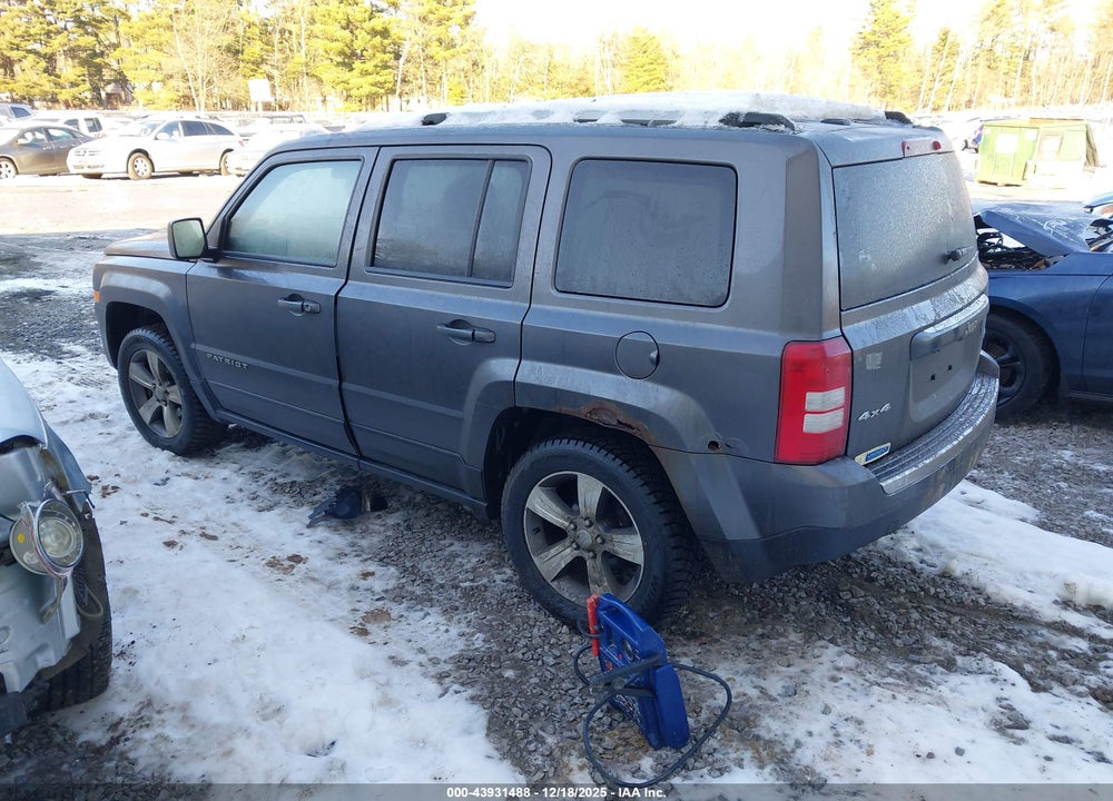 2017 JEEP PATRIOT HIGH ALTITUDE 4X4 VIN: 1C4NJRFB8HD181661