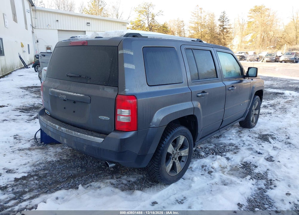 2017 JEEP PATRIOT HIGH ALTITUDE 4X4 VIN: 1C4NJRFB8HD181661