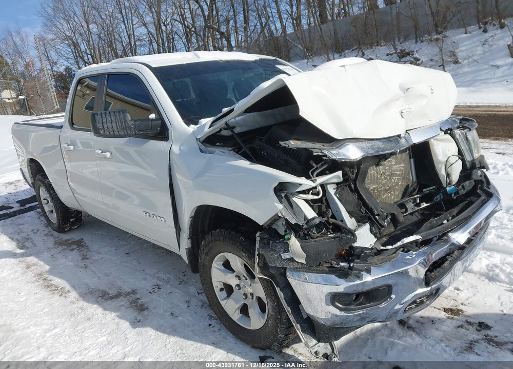 2022 RAM 1500 BIG HORN  4X4 6'4 BOX VIN: 1C6SRFBT2NN278960