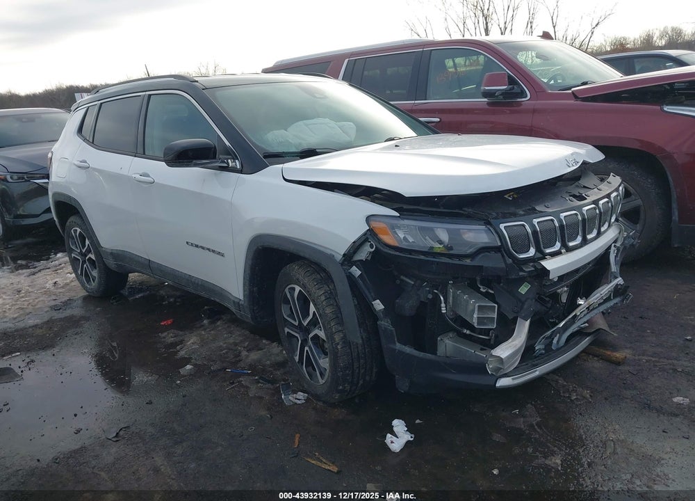 2022 JEEP COMPASS LIMITED 4X4 VIN: 3C4NJDCB7NT160961