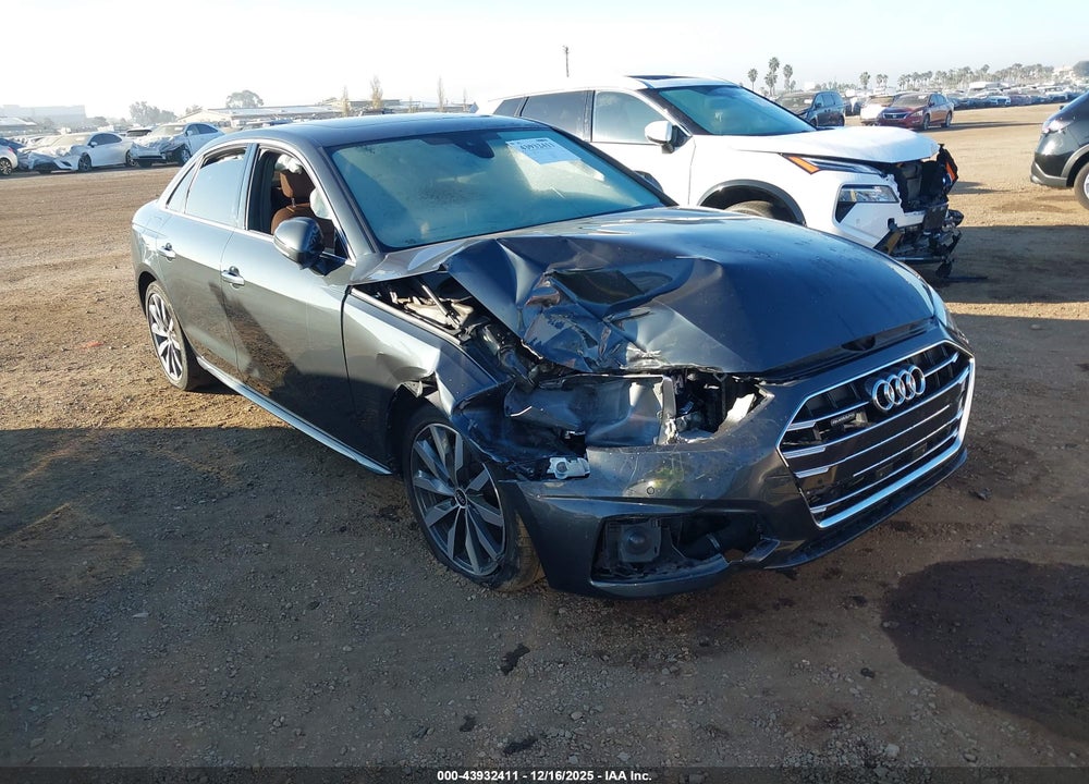 2022 AUDI A4 PREMIUM 40 TFSI QUATTRO S TRONIC VIN: WAUABAF48NN000298