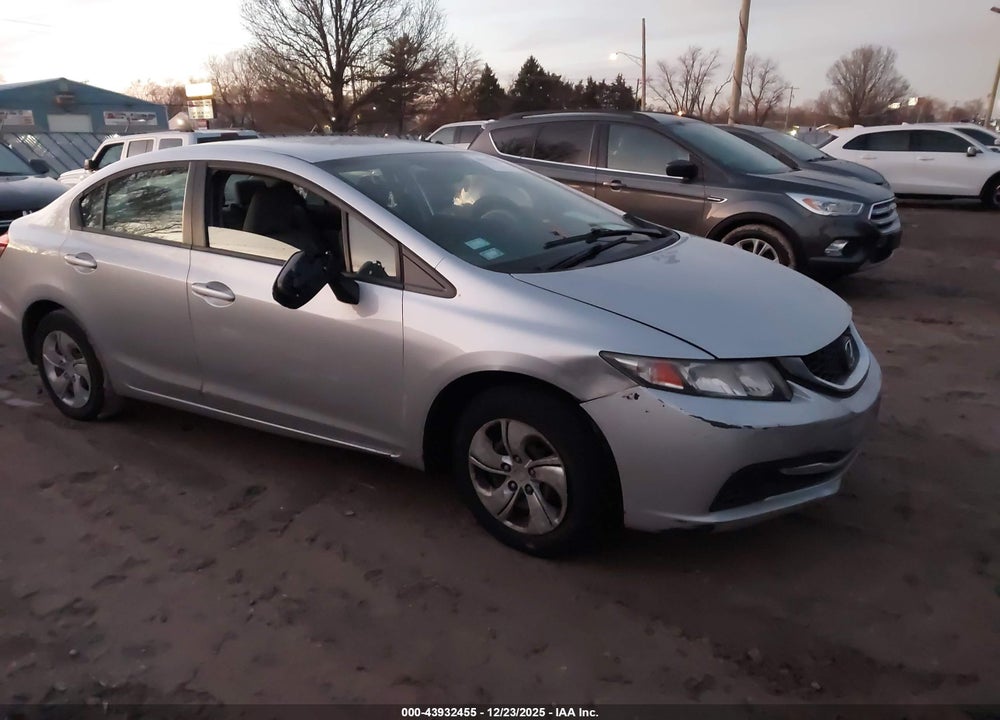 2014 HONDA CIVIC LX VIN: 19XFB2F53EE009969
