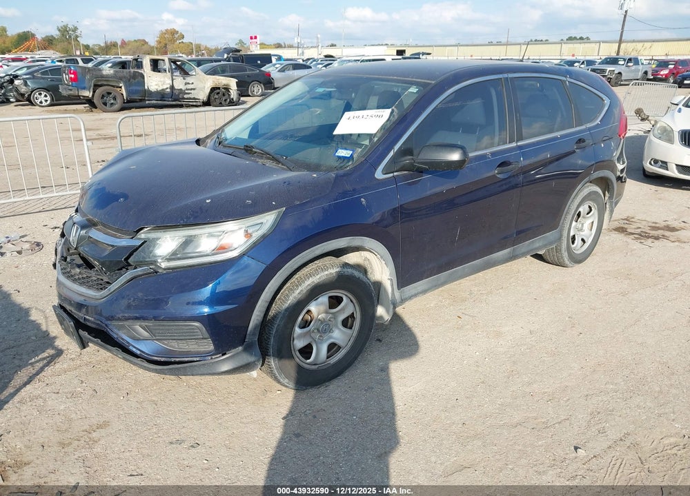 2015 HONDA CR-V LX VIN: 3CZRM3H3XFG716978