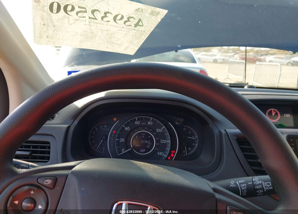 2015 HONDA CR-V LX VIN: 3CZRM3H3XFG716978