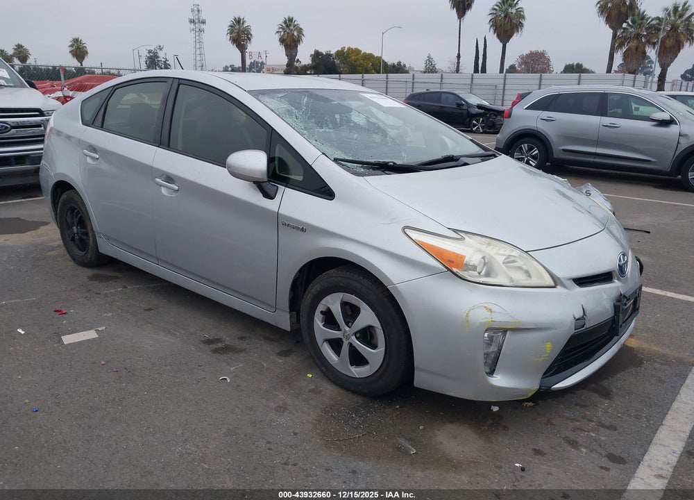 2012 TOYOTA PRIUS THREE VIN: JTDKN3DU1C5456895