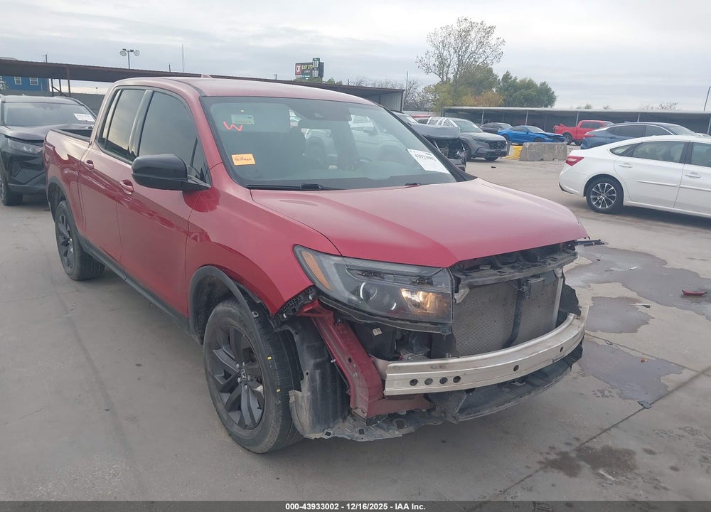 2021 HONDA RIDGELINE AWD SPORT VIN: 5FPYK3F17MB020954