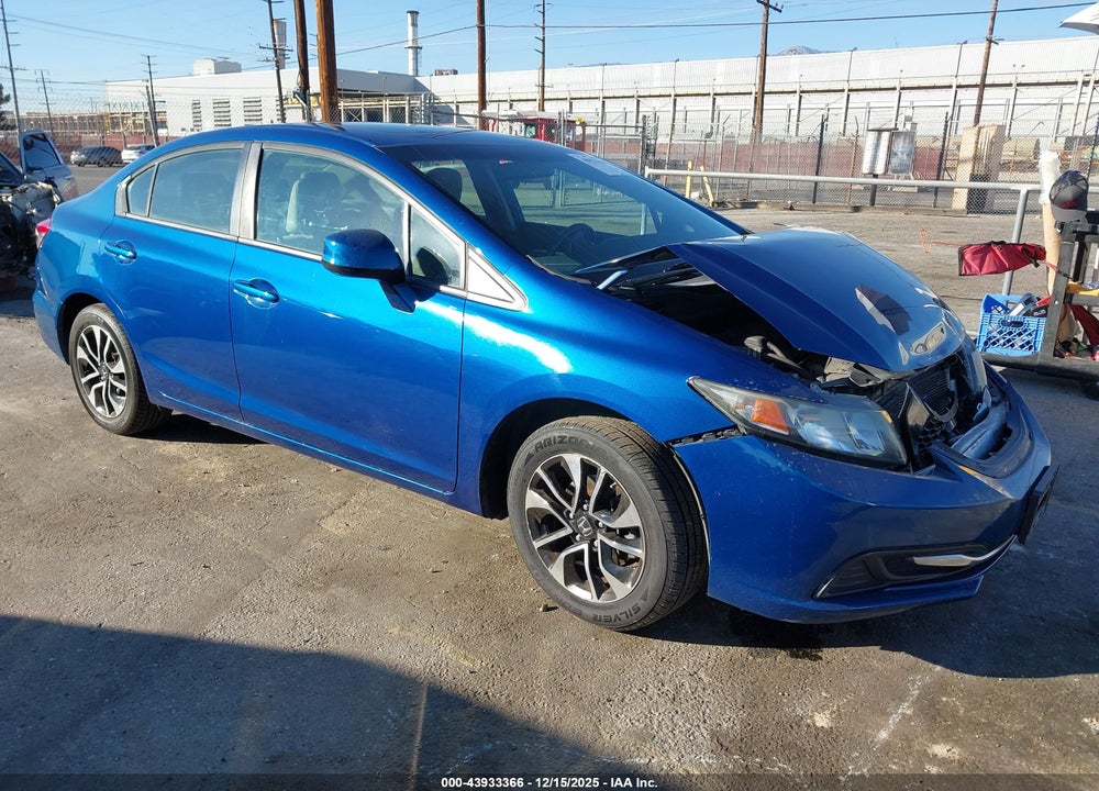 2013 HONDA CIVIC EX VIN: 19XFB2F8XDE221275