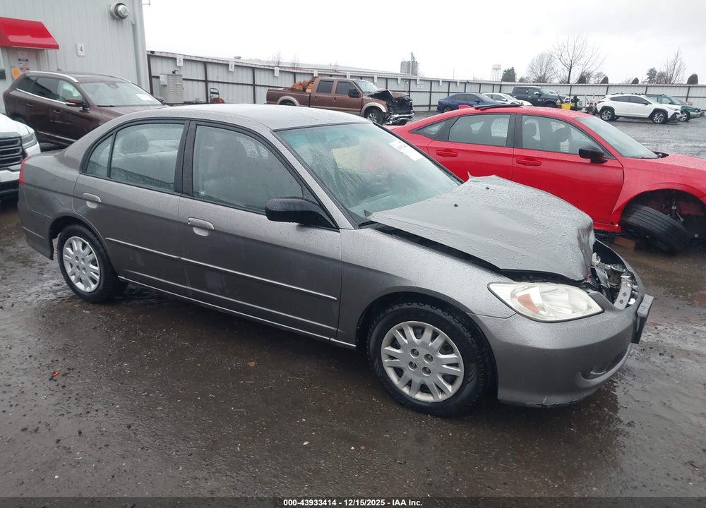 2004 HONDA CIVIC LX VIN: 2HGES16594H587715