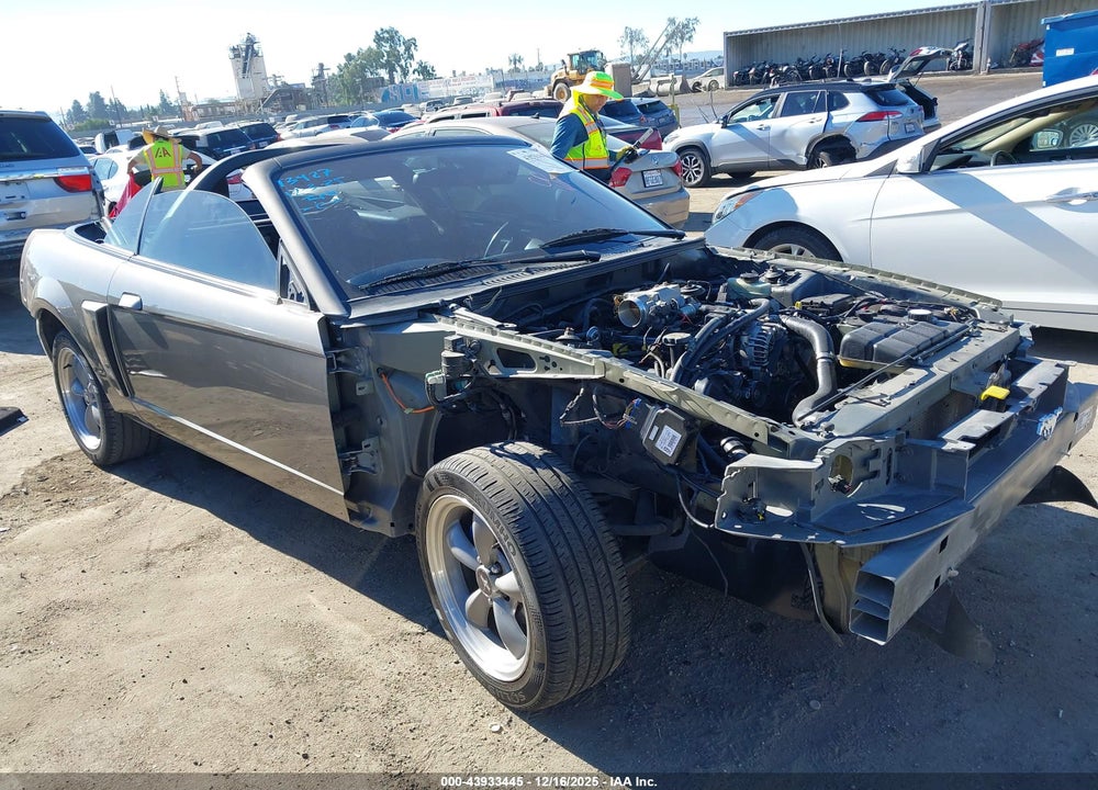 2001 FORD MUSTANG GT VIN: 1FAFP45X01F223789