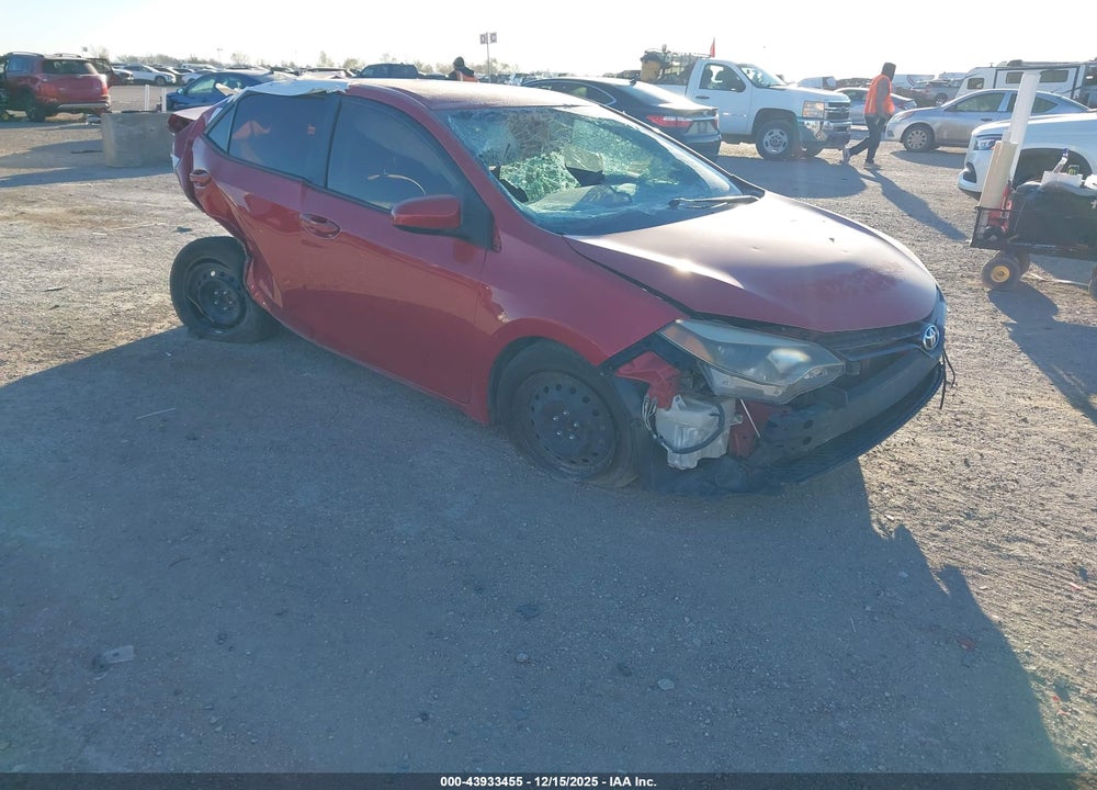 2016 TOYOTA COROLLA LE VIN: 2T1BURHE3GC646277