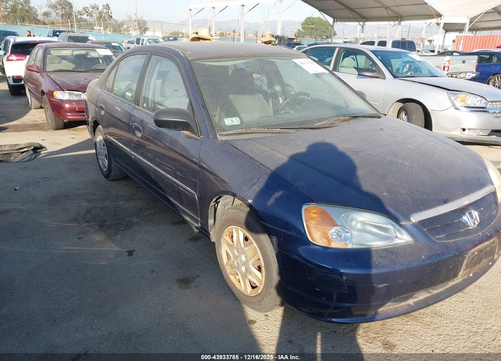 2003 HONDA CIVIC LX VIN: 2HGES15523H516923