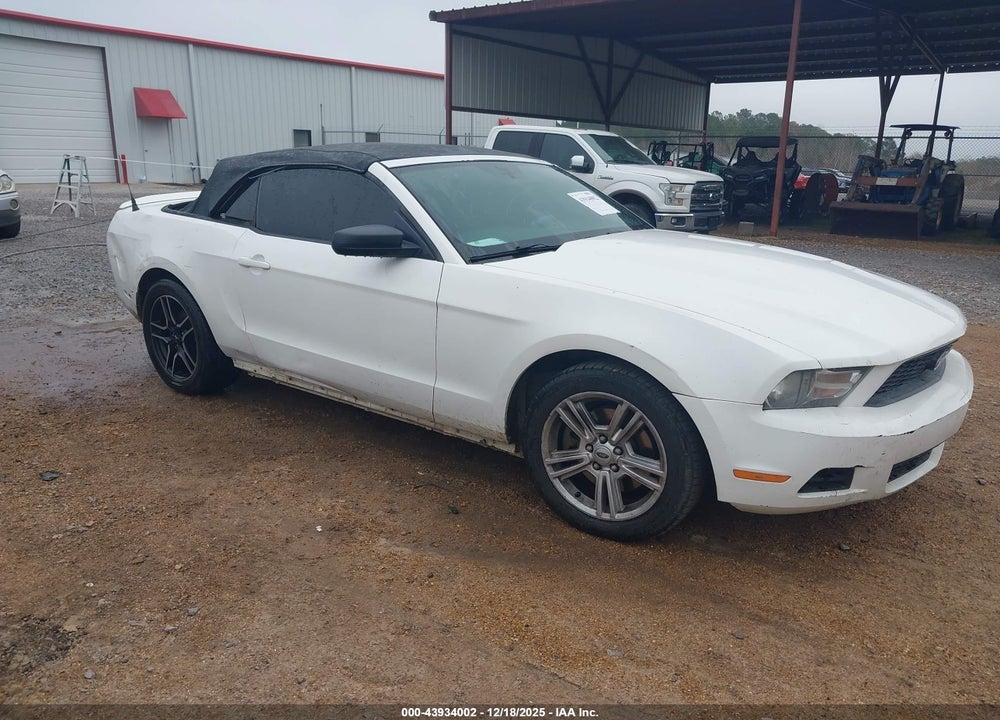 2012 FORD MUSTANG V6 VIN: 1ZVBP8EM8C5287929