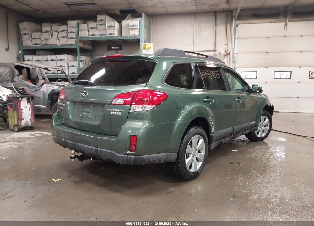 2010 SUBARU OUTBACK 2.5I PREMIUM VIN: 4S4BRBCC8A1331688