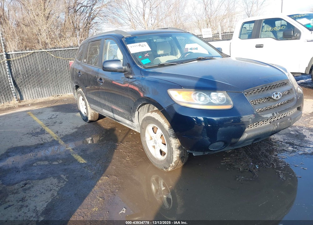 2008 HYUNDAI SANTA FE GLS VIN: 5NMSG73D28H150618