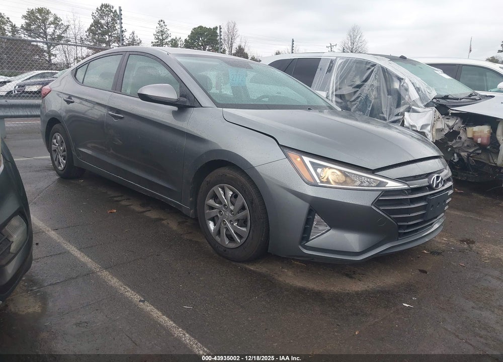 2019 HYUNDAI ELANTRA SE VIN: KMHD74LF0KU790671