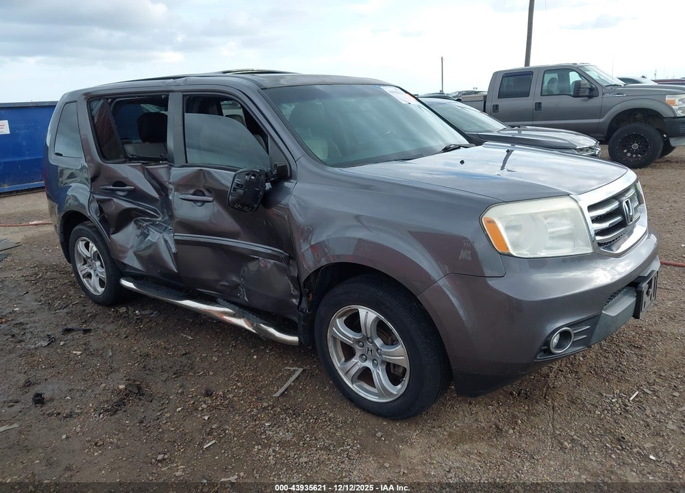 2014 HONDA PILOT EX-L VIN: 5FNYF3H75EB025134