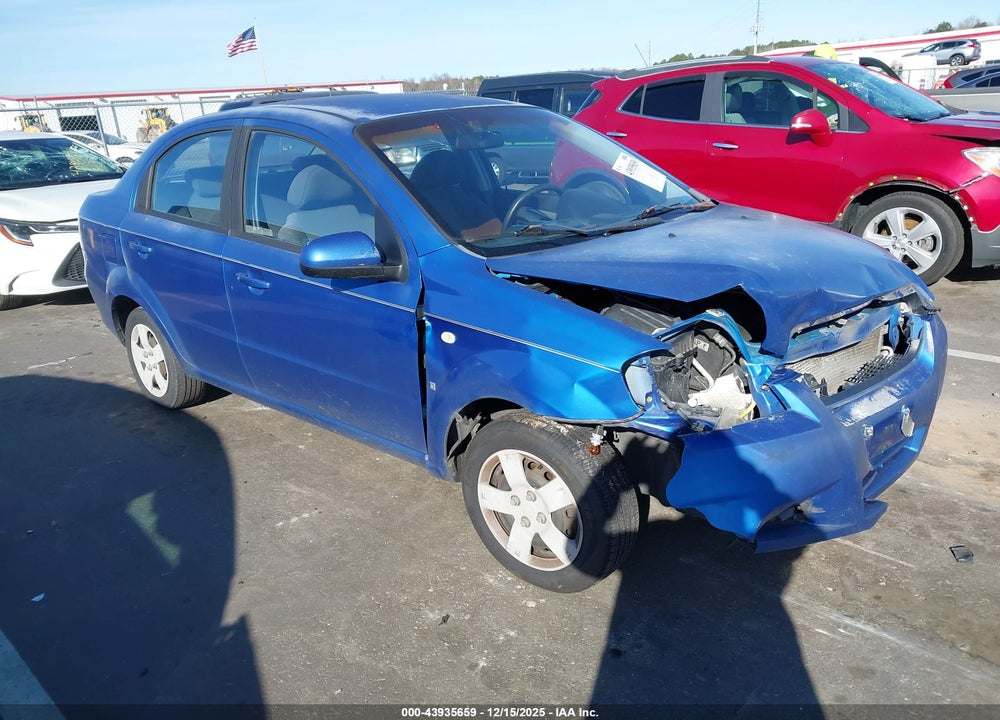 2007 CHEVROLET AVEO LS VIN: KL1TD56647B102689