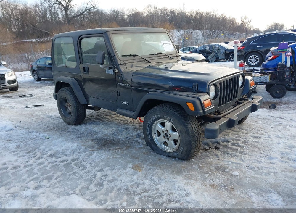 1998 JEEP WRANGLER SE VIN: 1J4FY29P6WP806174