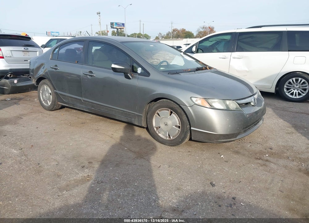 2007 HONDA CIVIC HYBRID VIN: JHMFA36287S029888