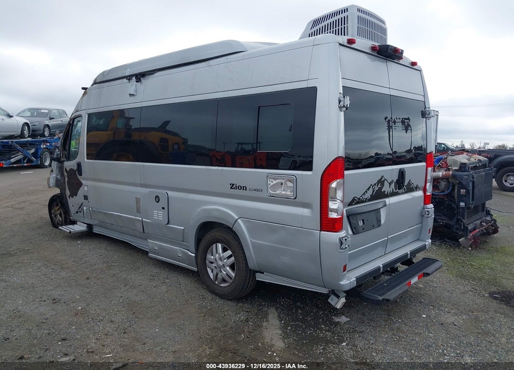 2021 RAM PROMASTER 3500 CARGO VAN HIGH ROOF 159 WB EXT VIN: 3C6MRVJG7ME537064