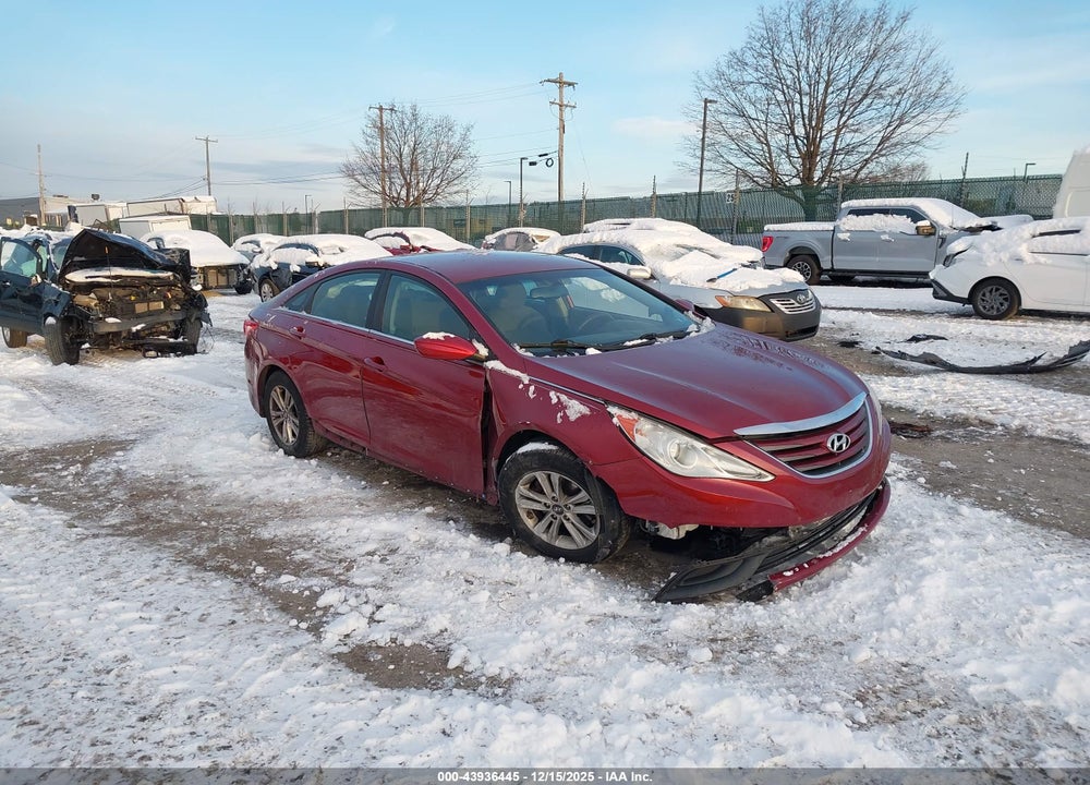 2014 HYUNDAI SONATA GLS VIN: 5NPEB4AC2EH890799