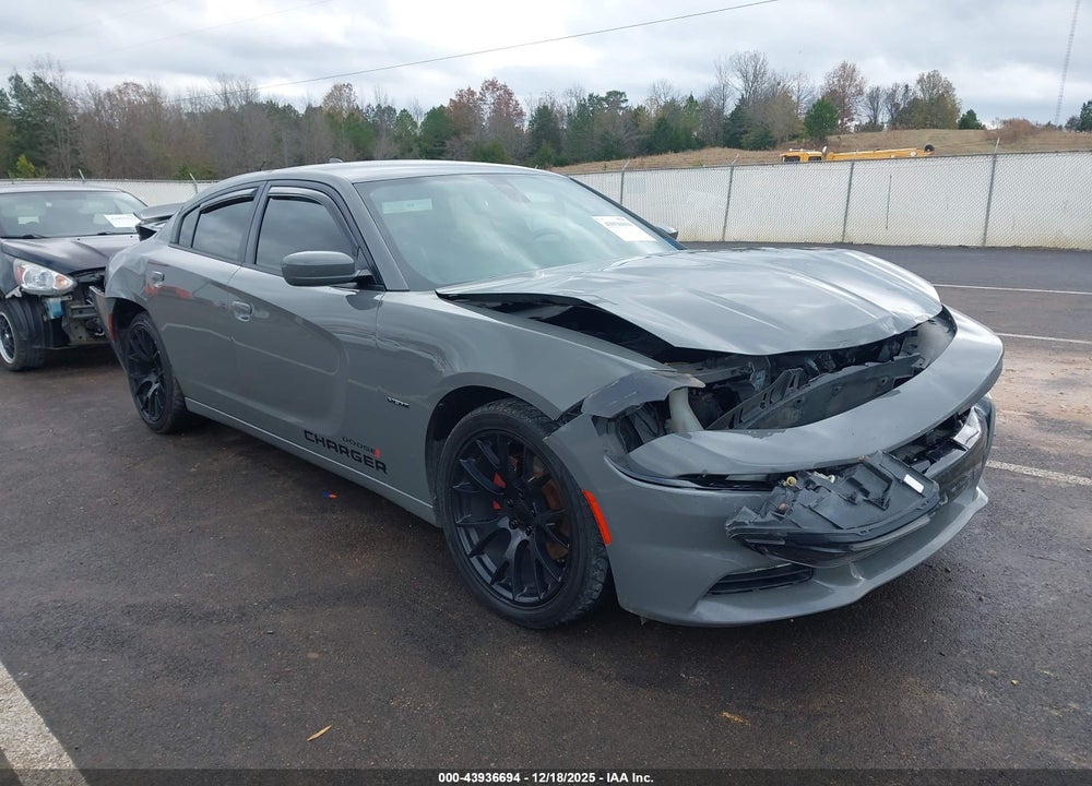 2018 DODGE CHARGER R/T RWD VIN: 2C3CDXCT4JH289434