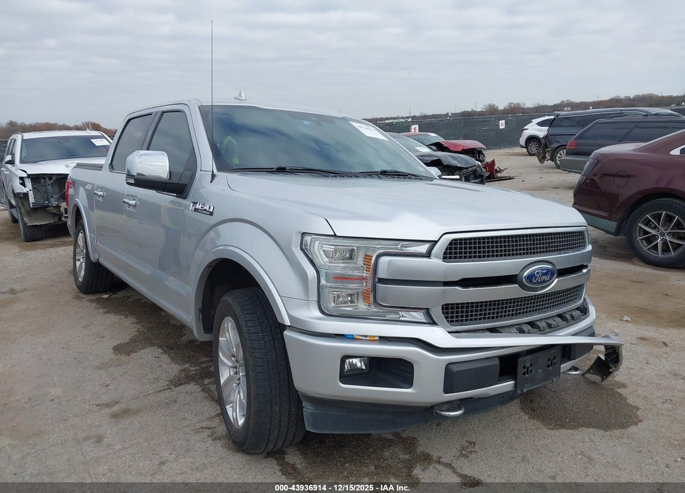 2019 FORD F-150 PLATINUM VIN: 1FTEW1E44KFB95557