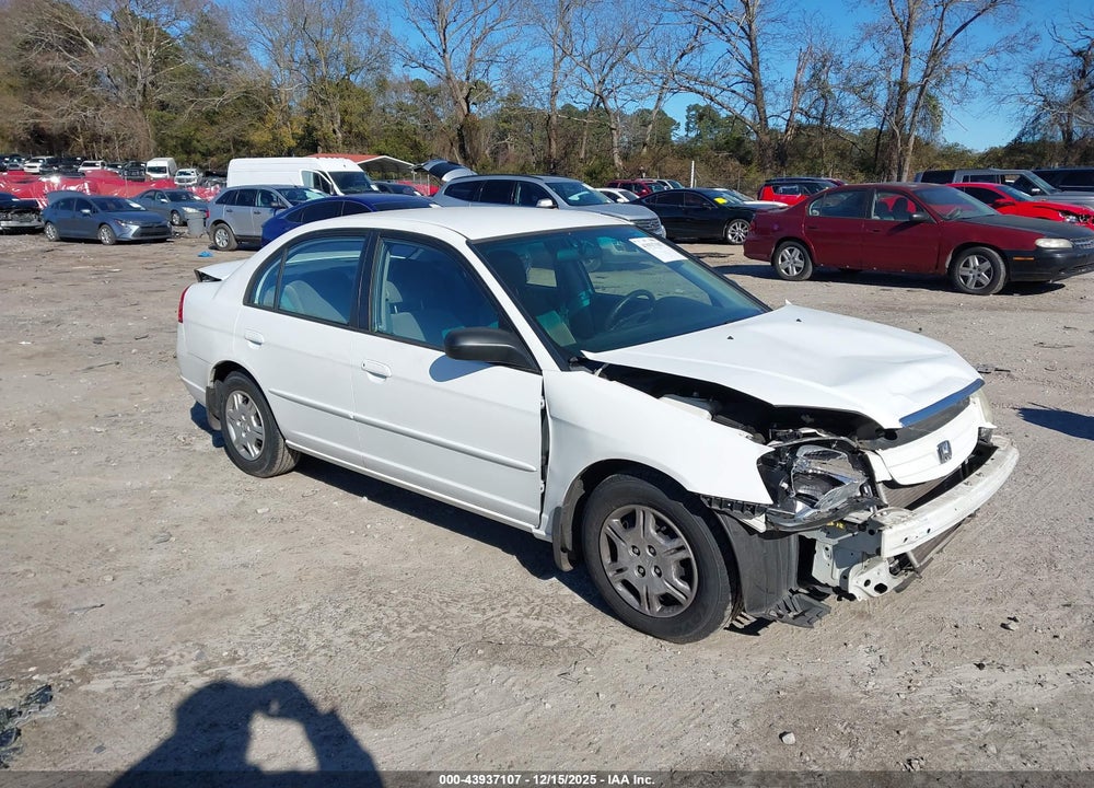 2002 HONDA CIVIC LX VIN: 1HGES16582L046137