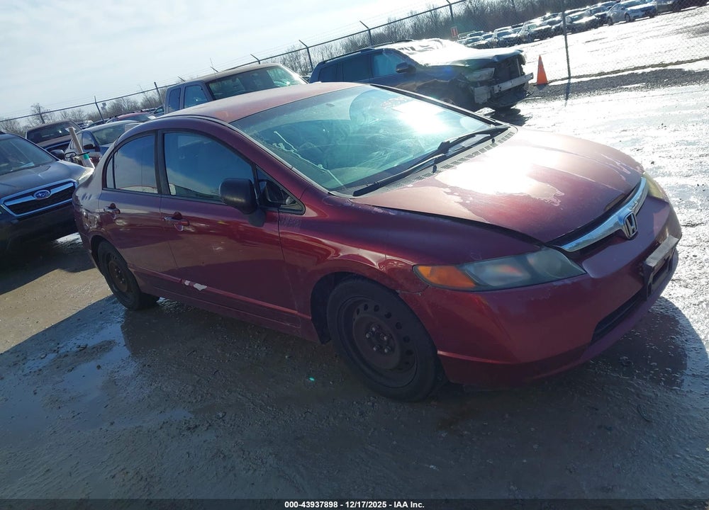2008 HONDA CIVIC LX VIN: 1HGFA16598L102330