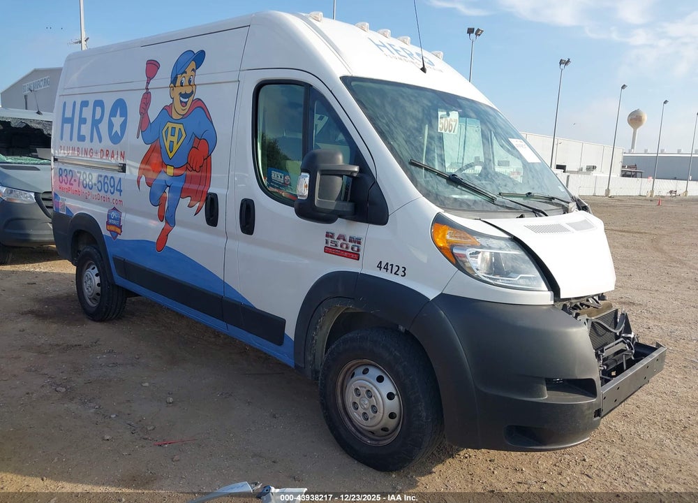 2019 RAM PROMASTER VIN: 3C6TRVBG9KE562765