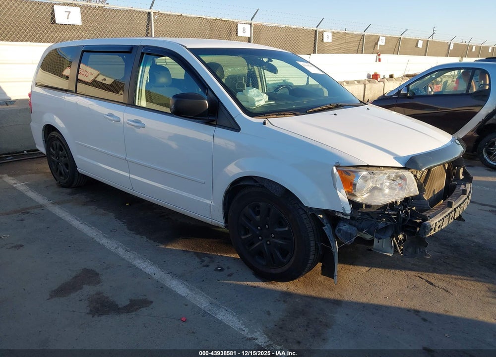 2016 DODGE GRAND CARAVAN SE VIN: 2C4RDGBG2GR147287