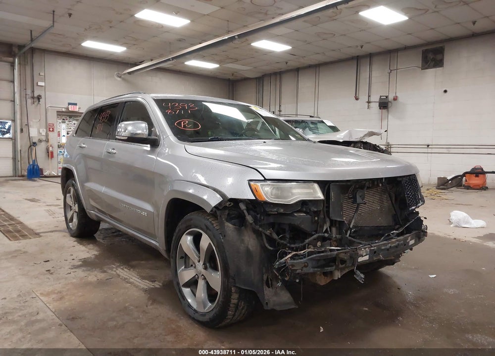 2014 JEEP GRAND CHEROKEE OVERLAND VIN: 1C4RJFCT4EC432707