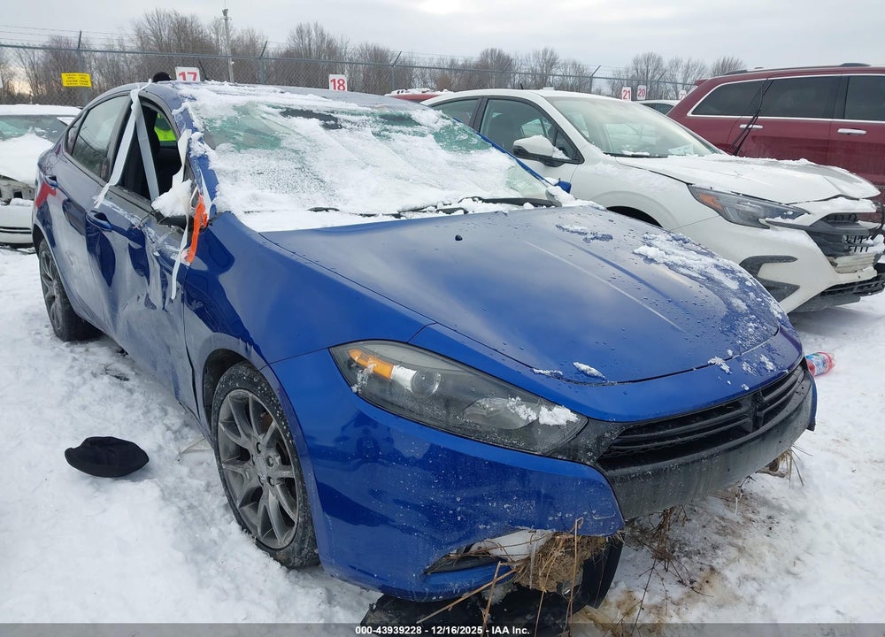 2013 DODGE DART SXT VIN: 1C3CDFBA6DD334188