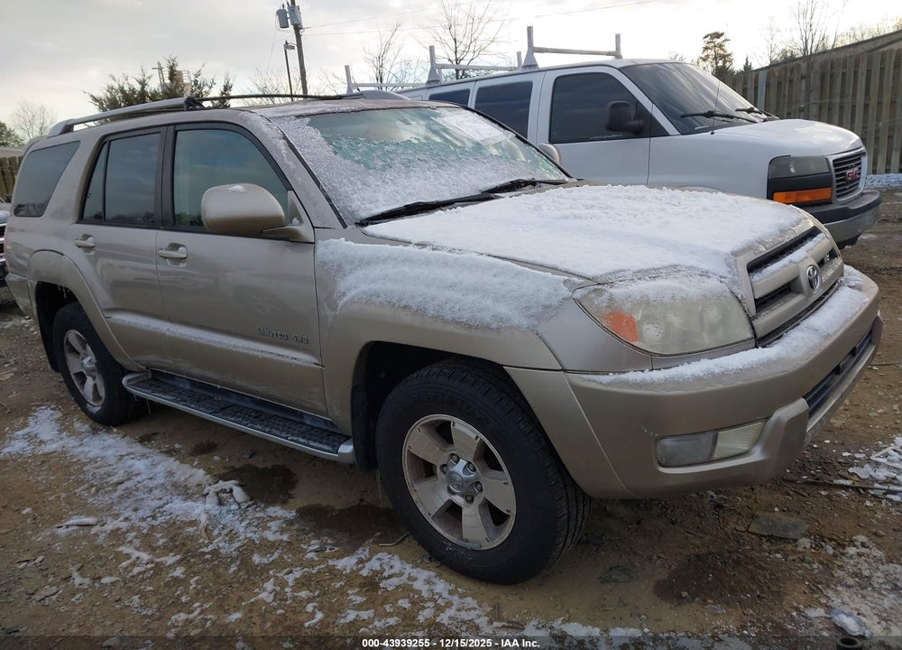 2004 TOYOTA 4RUNNER LIMITED V8 VIN: JTEBT17R140028627