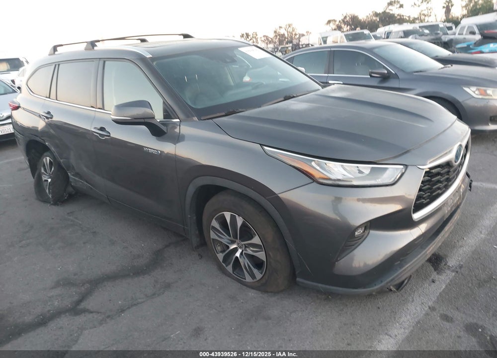 2020 TOYOTA HIGHLANDER HYBRID XLE VIN: 5TDGARAH6LS503313